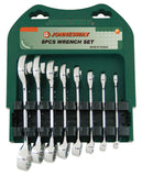 8 PIECE STUBBY COMBINATION WRENCH SET - SAE or METRIC